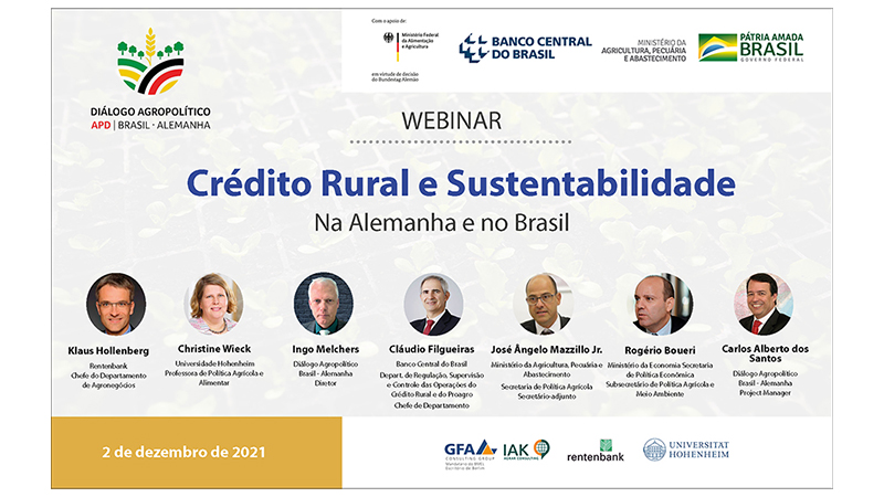 Crédito Rural e Sustentabilidade na Alemanha e no Brasil