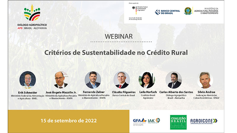 Critérios de Sustentabilidade no Crédito Rural