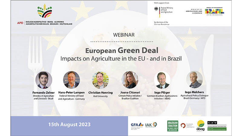 European Green Deal – Impactos na agricultura. Na Europa e no Brasil