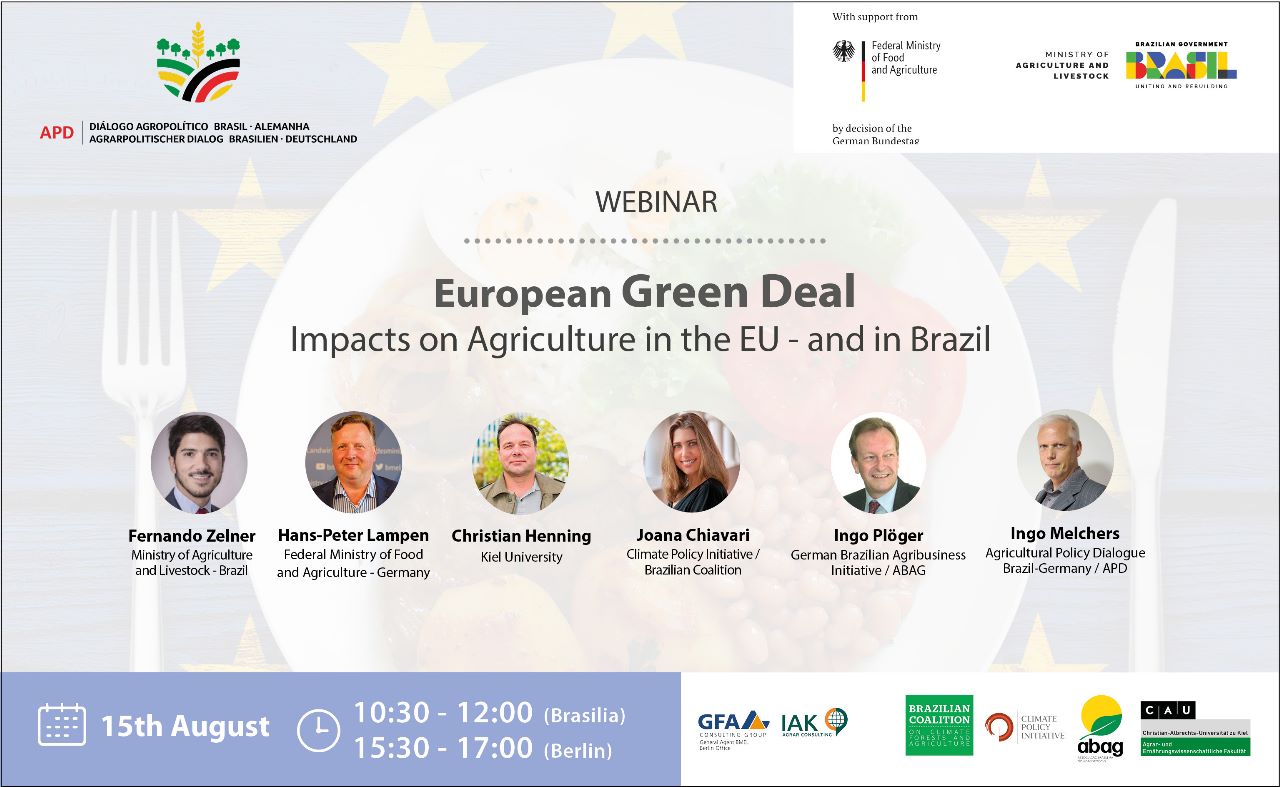 European Green Deal – Impacts on Agriculture. In Europe and in Brazil